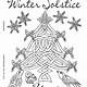 Printable Winter Solstice Coloring Pages
