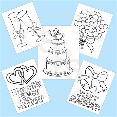Bridal Shower Coloring Pages Coloring Home