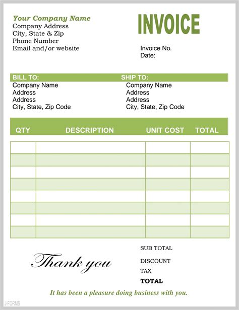 Basic invoice template Templates at