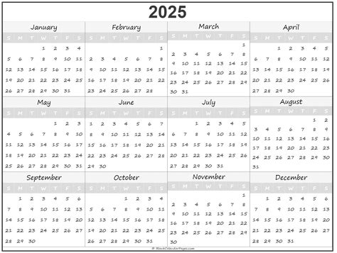 2023 Calendar Free Printable PDF Templates Calendarpedia