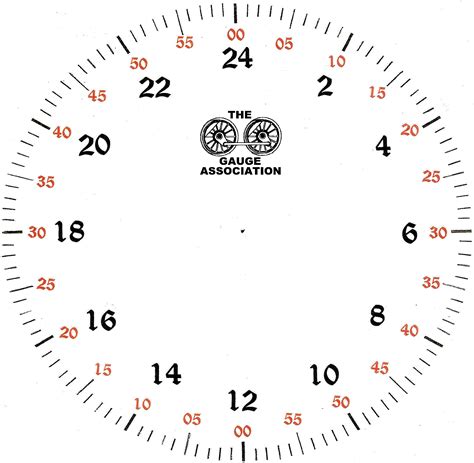 Printable 24 Hour Clock