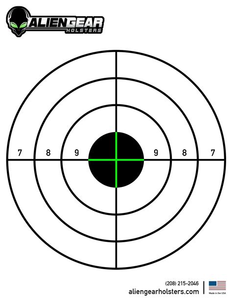 Printable 8 5 X 11 Targets For Shooting