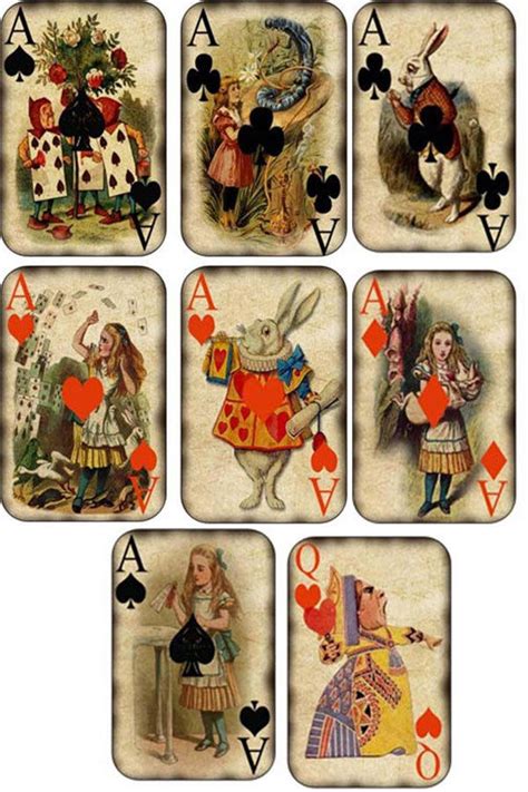 Printable Alice In Wonderland Cards