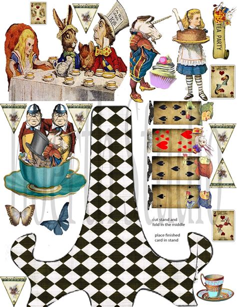 Printable Alice In Wonderland Decorations