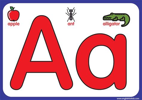 Printable Alphabet In Small And Big Letters In Color