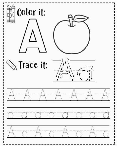 Printable Alphabet Worksheets Preschool