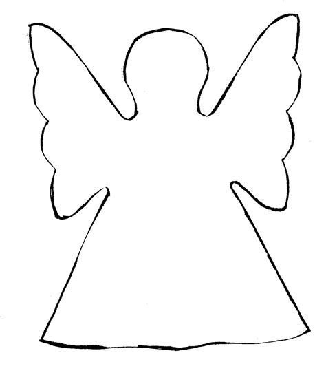 Printable Angel Outline