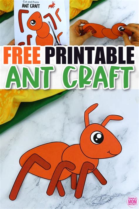 Printable Ant Craft Template