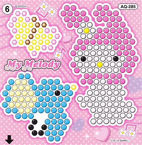 Printable Aquabeads Template Designs