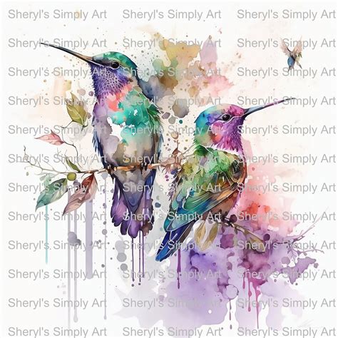 Download Printable Backgrounds Hummingbirds Files for Cricut