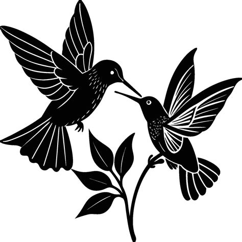 Download Printable Backgrounds Hummingbirds Silhouette
