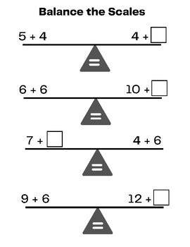 Printable Balance Scale