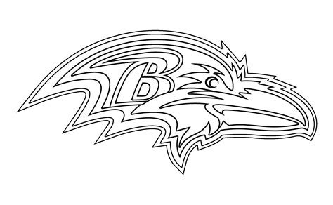 Printable Baltimore Ravens Coloring Pages