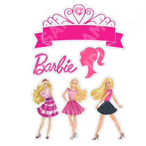 Printable Barbie Cake Toppers