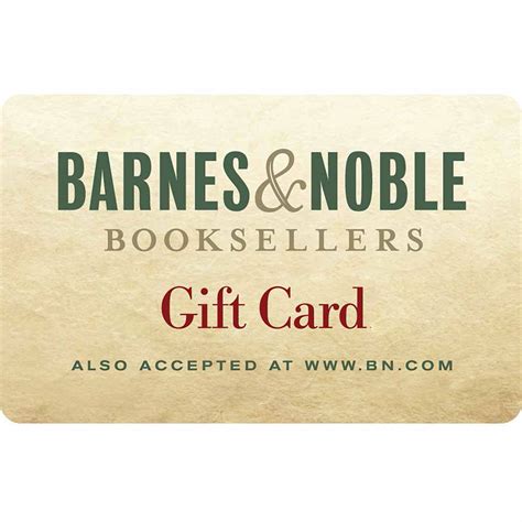 Printable Barnes And Noble Gift Card
