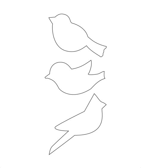 Printable Bird Cut Out