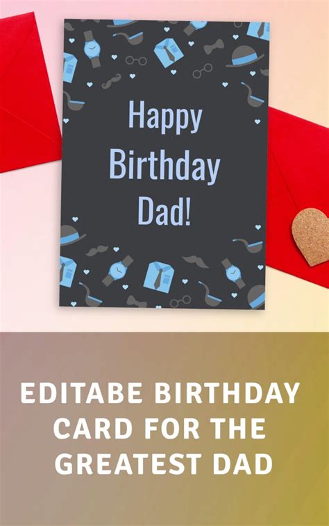 Printable Birthday Card For Dad