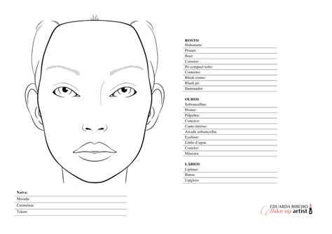 Printable Botox Injection Face Map