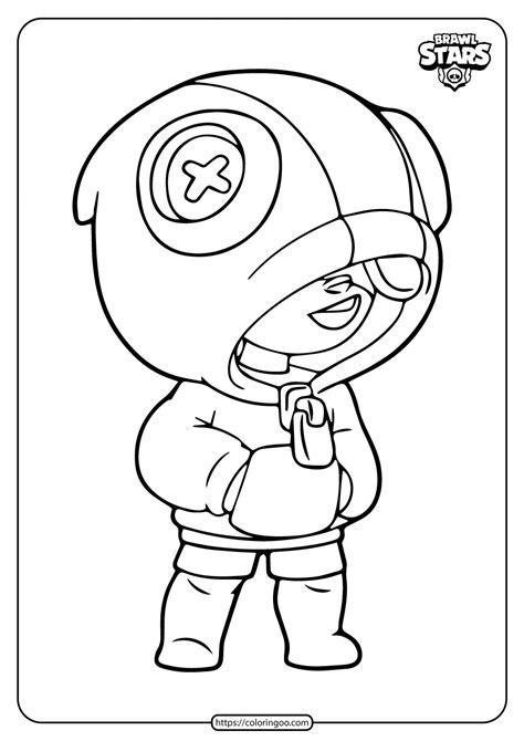 Printable Brawl Stars Coloring Pages