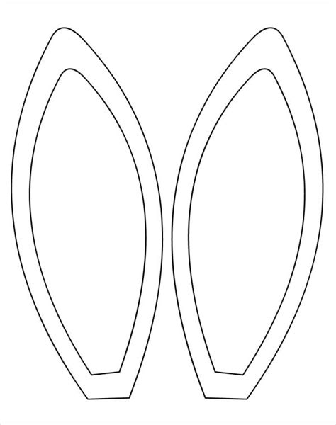 Printable Bunny Ears Template Pdf