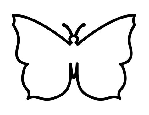 Printable Butterfly Outline