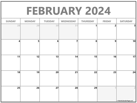 Printable Calendar Feb 2023