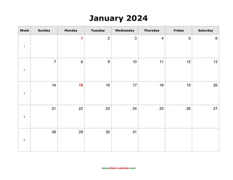 Printable Calendar Pages 2024