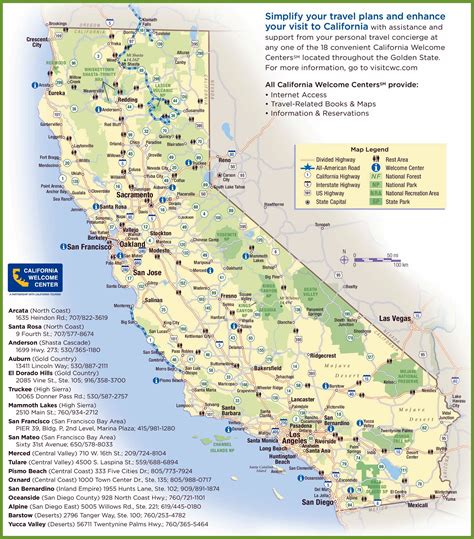 Printable California Map