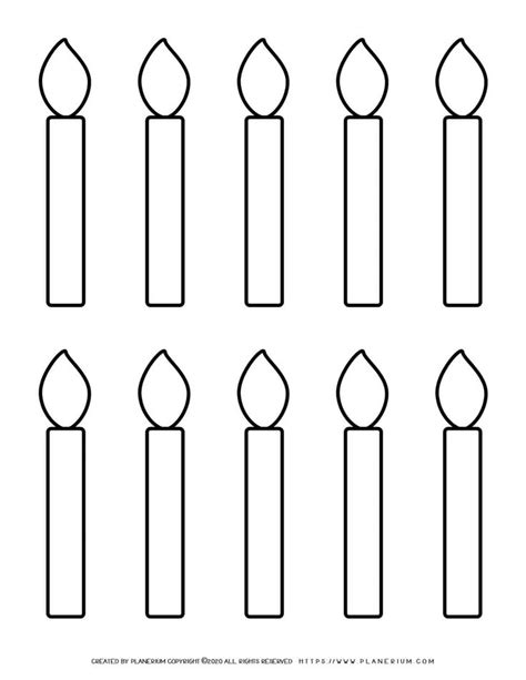 Printable Candles