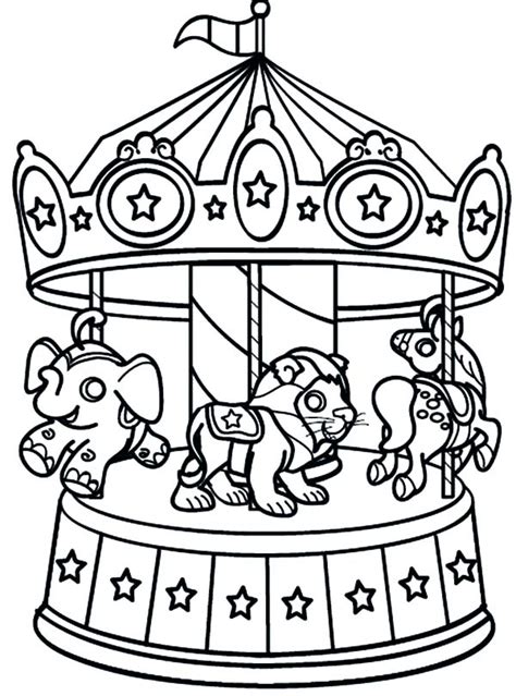 Printable Carnival Coloring Pages