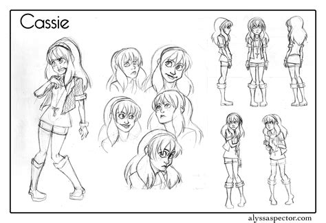 Printable Character Design Templates Layouts