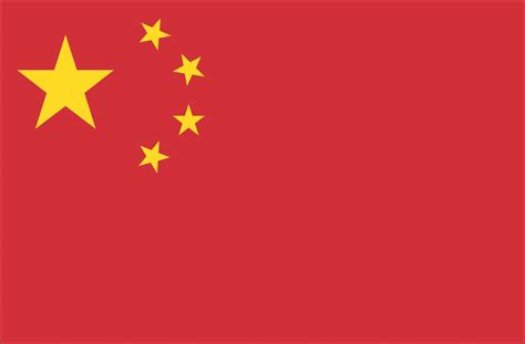 Printable China Flag