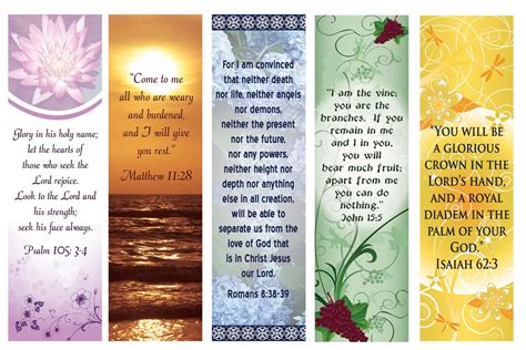 Printable Christian Bookmarks