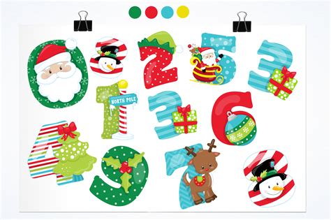 Printable Christmas Numbers