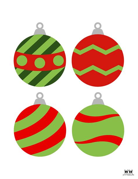 Printable Christmas Ornaments Free