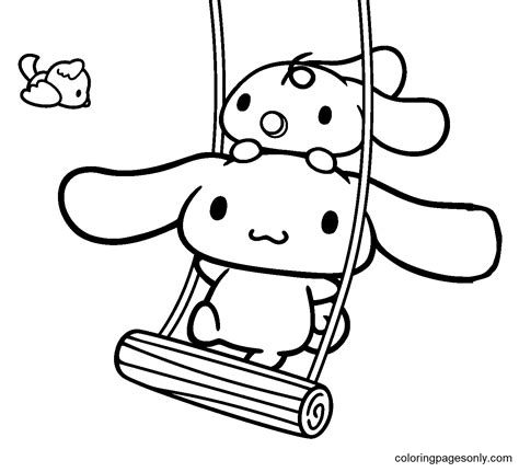 Printable Cinnamoroll Coloring Pages