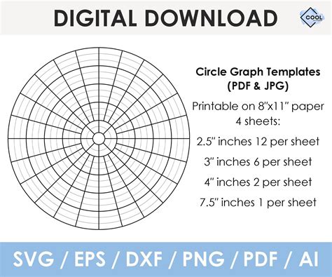 Printable Circle Graph Template