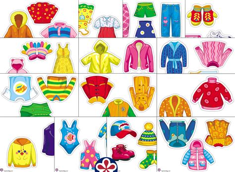 Printable Clothing Activities For Preschoolers