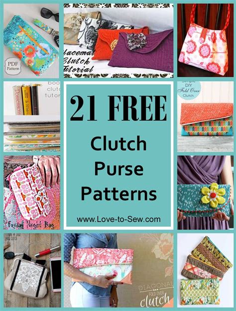 Printable Clutch Purse Pattern