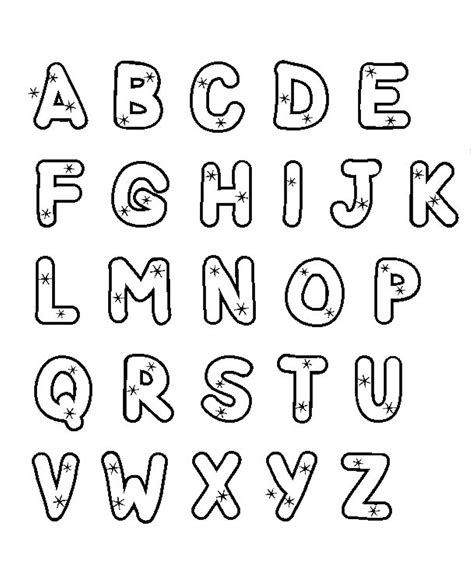 Printable Color Alphabet Letters