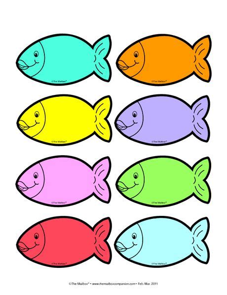 Printable Colored Fish