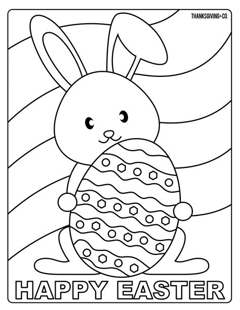 Printable Coloring Easter Pages