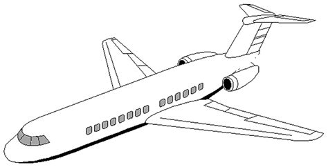 Printable Coloring Pages Airplane