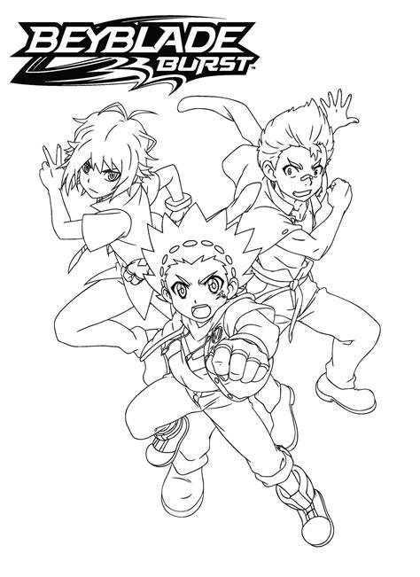 Printable Coloring Pages Beyblade