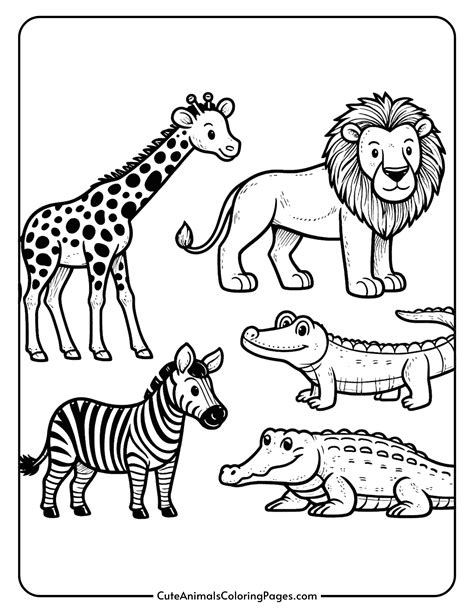 Printable Coloring Pages For Animals