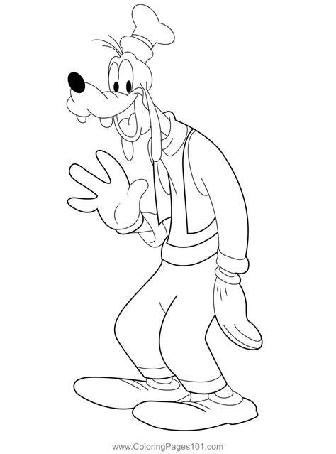Printable Coloring Pages Goofy