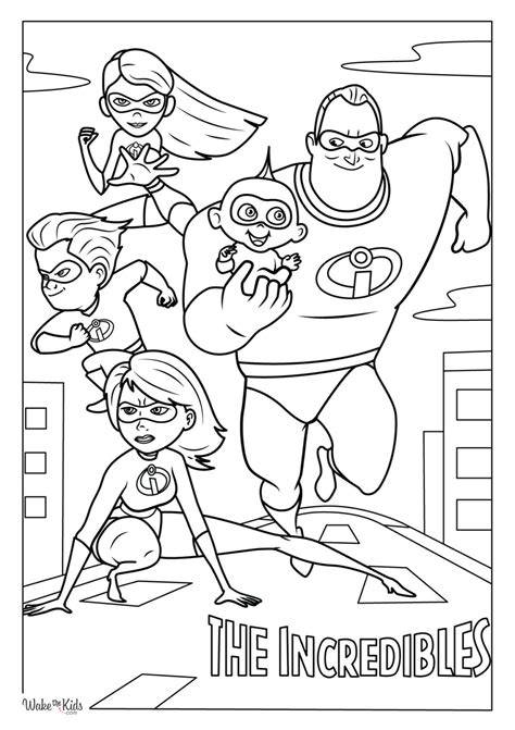 Printable Coloring Pages Incredibles