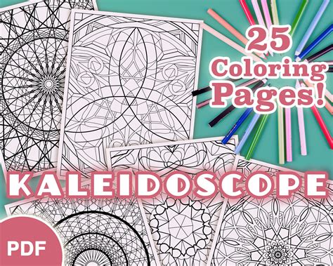 Printable Coloring Pages Kaleidoscope