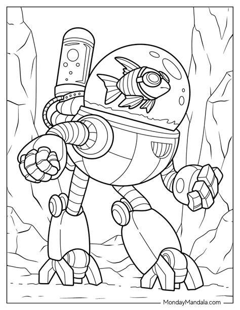 Printable Coloring Pages Robots