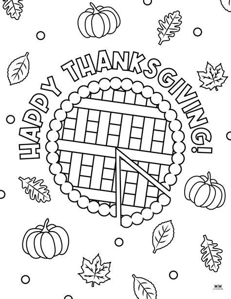 Printable Coloring Pages Thanksgiving Free